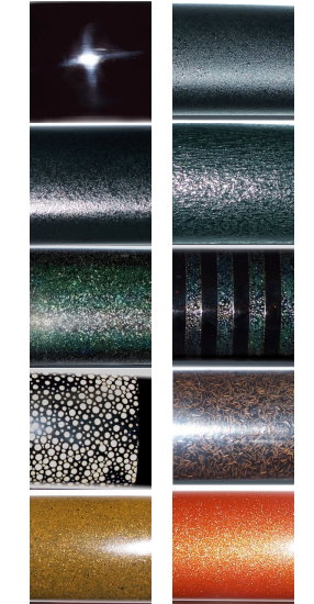 Styles of Lacquer Available